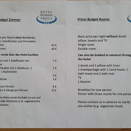 Hotel-Pension Ursula Bad Sachsa Δωμάτιο φωτογραφία
